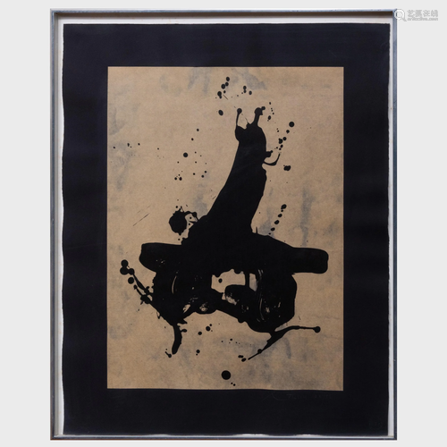 Robert Motherwell (1915-1991): Black on Black