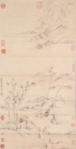 Chinese Painting Of Landscape - Ni Zan