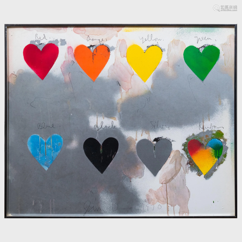 Jim Dine (b. 1935): Hearts