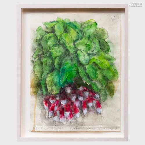 Jim Dine (b. 1935): Bunch of Radishes