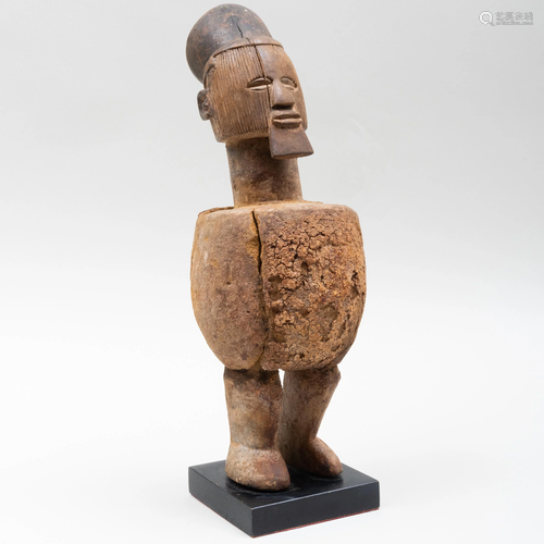 Teke Carved Wood Power Figure, Democratic Republic of