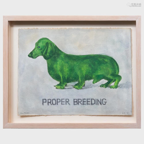 Alan Turner (1943-2020): Proper Breeding