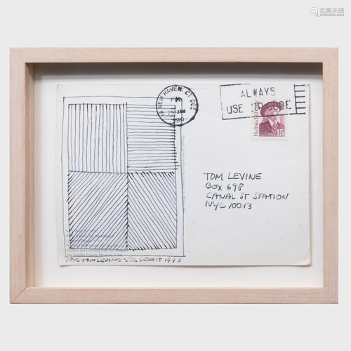 Sol Lewitt (1928-2007): Postcard