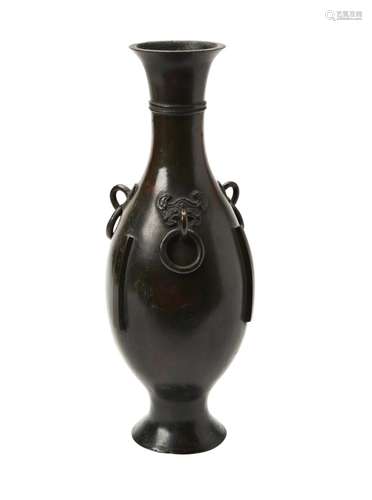 ARCHAIC-STYLE BRONZE VASE  17TH CENTURY  the baluster s...