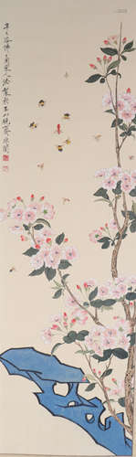 The Picture of Flowers and Birds Painted by Yu Feian