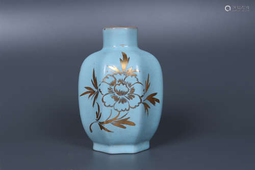 Rub Kiln Vase with Eigh-sided