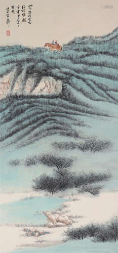 The Picture of  Landscape Painted by Xie Zhiliu