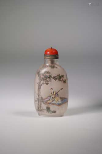 Snuff Bottles Painted in Crystal