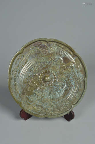 Bronze Mirror  of the Late Tang Dynasty