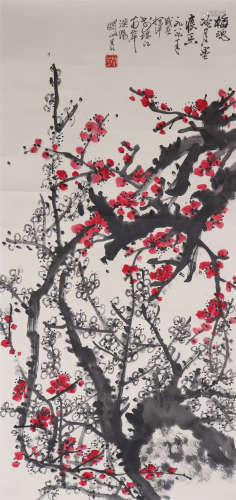 The Picture of Plum Blossom Painted by Guan Shanyue