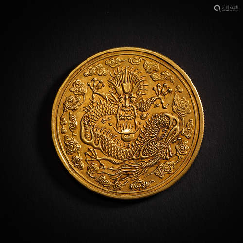 CHINESE GOLD COIN, QING DYNASTY