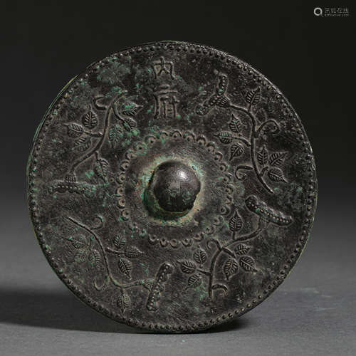 BRONZE MIRROR, TANG DYNASTY, CHINA