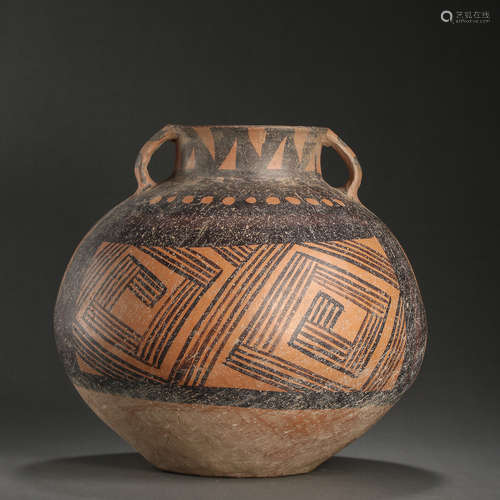 CHINESE PAINTED POTTERY AMPHORA, MAJIAYAO CULTURAL