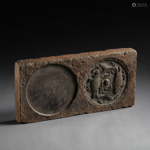 BLUE BRICK, WARRING STATES PERIOD, CHINA