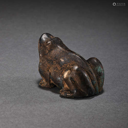 BRONZE TOAD, HAN DYNASTY, CHINA