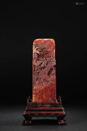 SHOUSHAN STONE SEAL, QING DYNASTY, CHINA