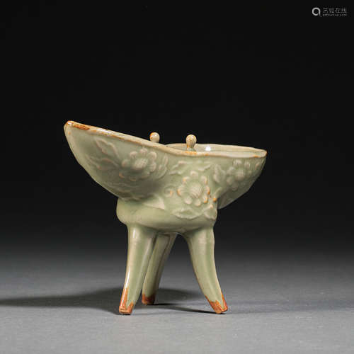 YAOZHOU WARE CELADON WINE CUP, NORTHERN SONG DYNASTY, CHINA