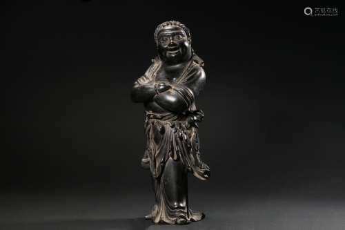 Bronze Bodhisattva Statue in Qing Dynasty