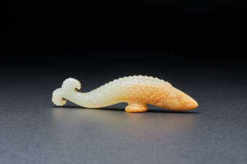 Hetian Jade Fish Pendant Han Dynasty