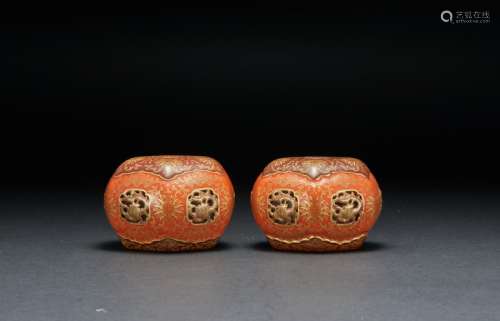 Wufu Drum Porcelain in Qing Dynasty