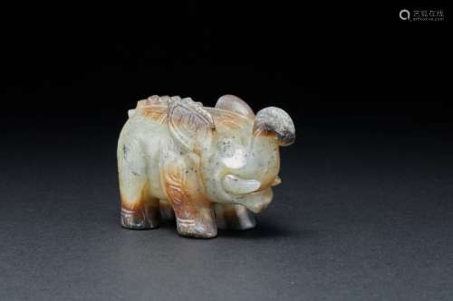 Hetian Jade Elephant Han Dynasty