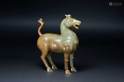 Hetian Jade Horse Han Dynasty