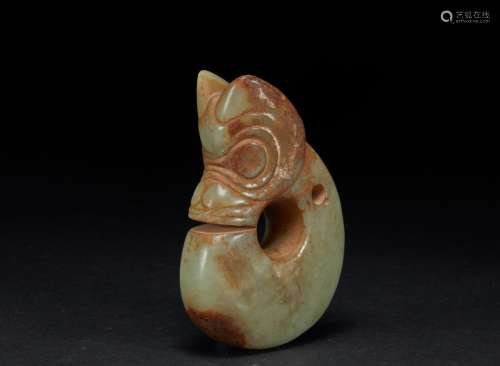 Hongshan Culture Jade Pig Dragon