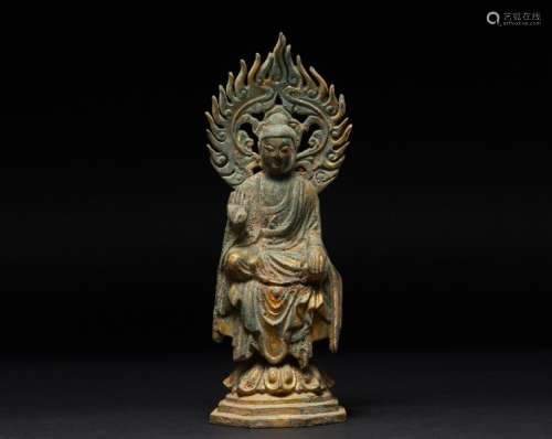 Bronze Buddha Statue of the Northern Wei Dynasty