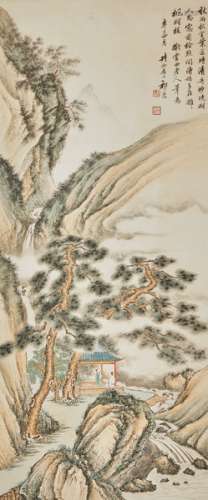 Chinese Ink Painting Landscape Painting of Jingxi Jushi