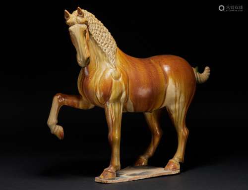 Three-color Porcelain Horse Tang Dynasty