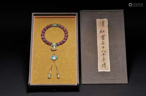 Eighteen Ruby Bracelets in Qing Dynasty