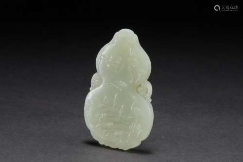 Hetian Jade Bird and Animal Brand in Qing Dynasty
