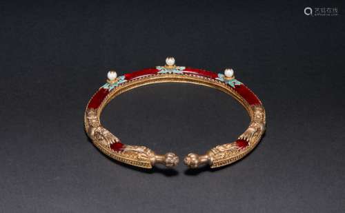 Ruby Necklace of Qing Dynasty