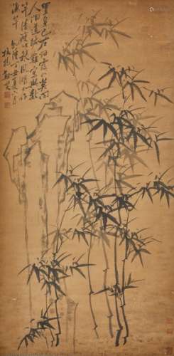 Chinese ink painting Zheng Banqiao's bamboo