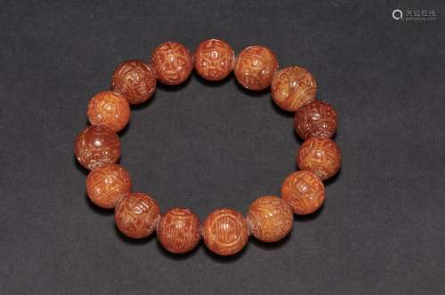 Beeswax Bracelet Qing Dynasty