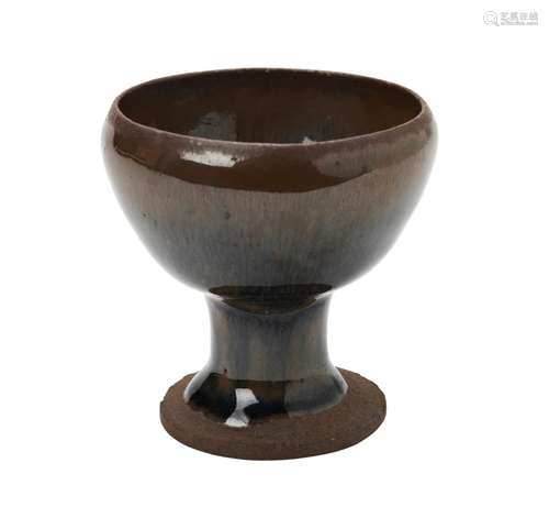 HARE'S FUR STEM CUP SOUTHERN SONG DYNASTY STYLE 6cm high...