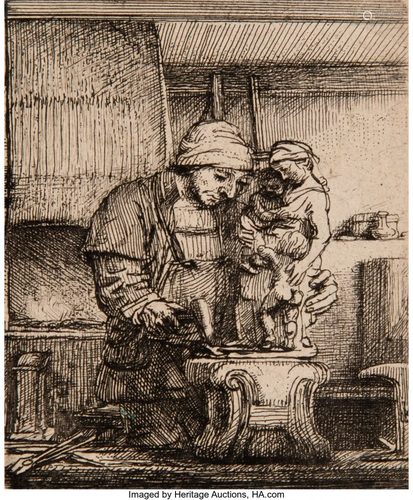 Rembrandt van Rijn (Dutch, 1606-1669) The goldsm