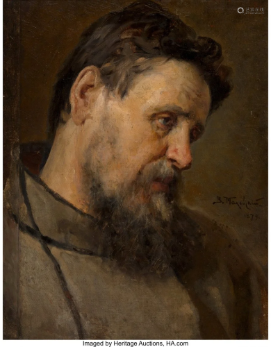 Vladimir Makovsky (Russian, 1846-1920) Portrait