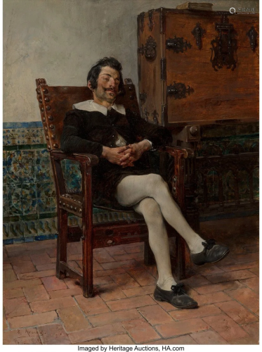 Jose Jimenez y Aranda (Spanish, 1837-1903) A mom