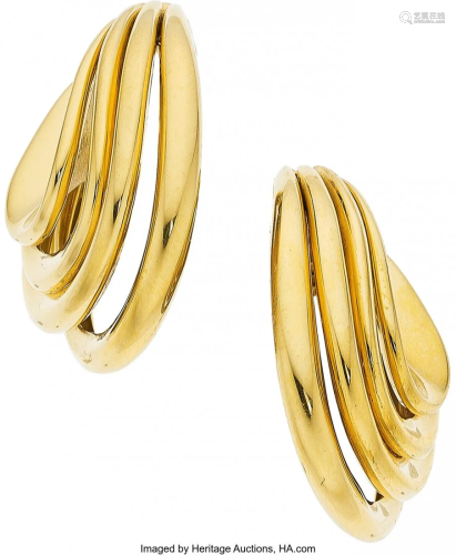 De Grisogono Gold Earrings Metal: 18k gold Mark