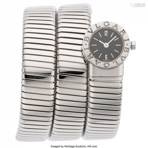 Bvlgari Lady's White Gold Tubogas Watch Case: 1