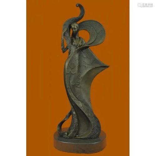 Brown Patina Bronze Sculpture