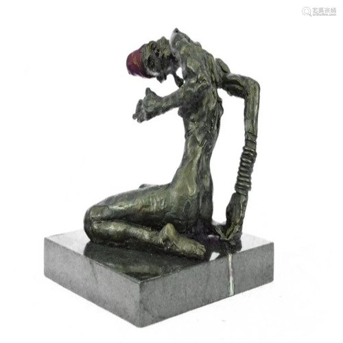 Zombie Multi Color Patina Bronze Sculpture