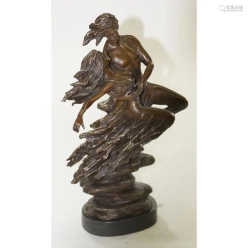 Abstract Modern Artwork Bronze Sculpture