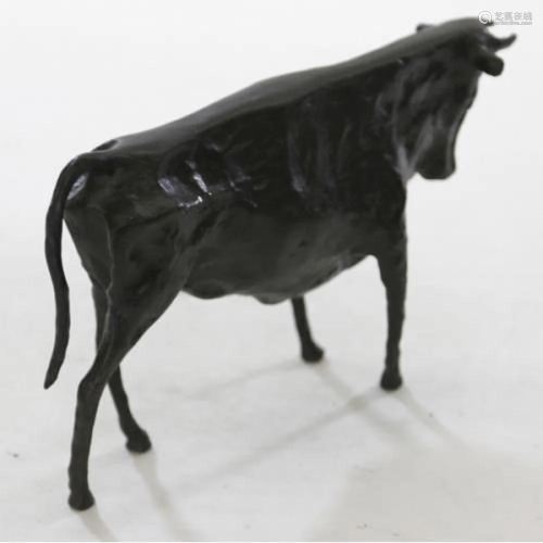 Modern Art Bull Bronze Statue