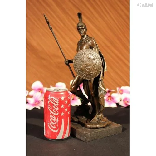 Roman Warrior Bronze Sculpture