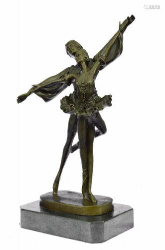 Two Beautiful Ballerina Bronze Sculpture