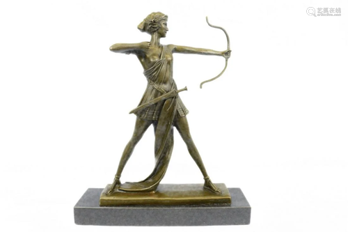 Diana Nemorensis and Artemis Bronze Sculpture