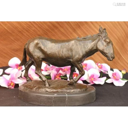 Donkey Bronze Sculpture