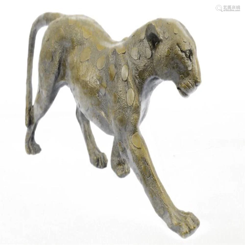 Animal Edition Leopard Bronze Sculpture